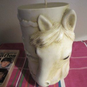 LARGE HORSE CANDLE BY LAVA ENTERPRISES /FROM IDYLL WILD CANDLE FACTORY